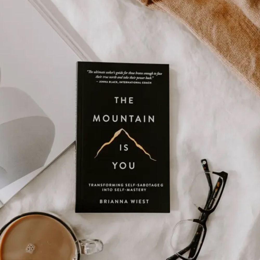 Hardcover book – The Pivot Year by Brianna Wiest – daily essays for mindful change