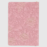 Psalm 118:14 zippered pink journal with gold foil accents, Christian devotional notebook with Scripture pages
