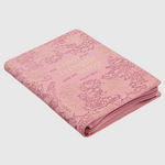 Psalm 118:14 zippered pink journal with gold foil accents, Christian devotional notebook with Scripture pages
