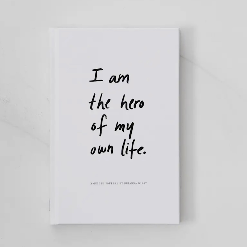 Self-discovery journal – I Am the Hero of My Own Life – guided writing prompts for empowerment and reflection