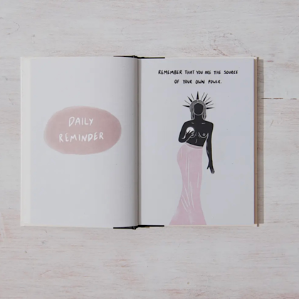Empowering journal – The Magic Within – guided prompts for creativity, self-love, and emotional growth
