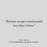 Healing reflection book – The Strength in Our Scars – softcover book for emotional wellness and inner strength