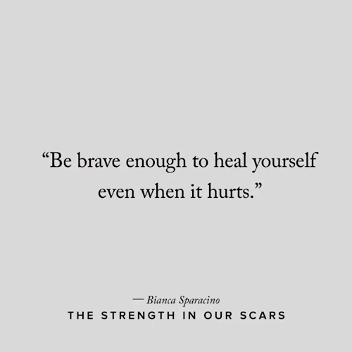 Healing reflection book – The Strength in Our Scars – softcover book for emotional wellness and inner strength