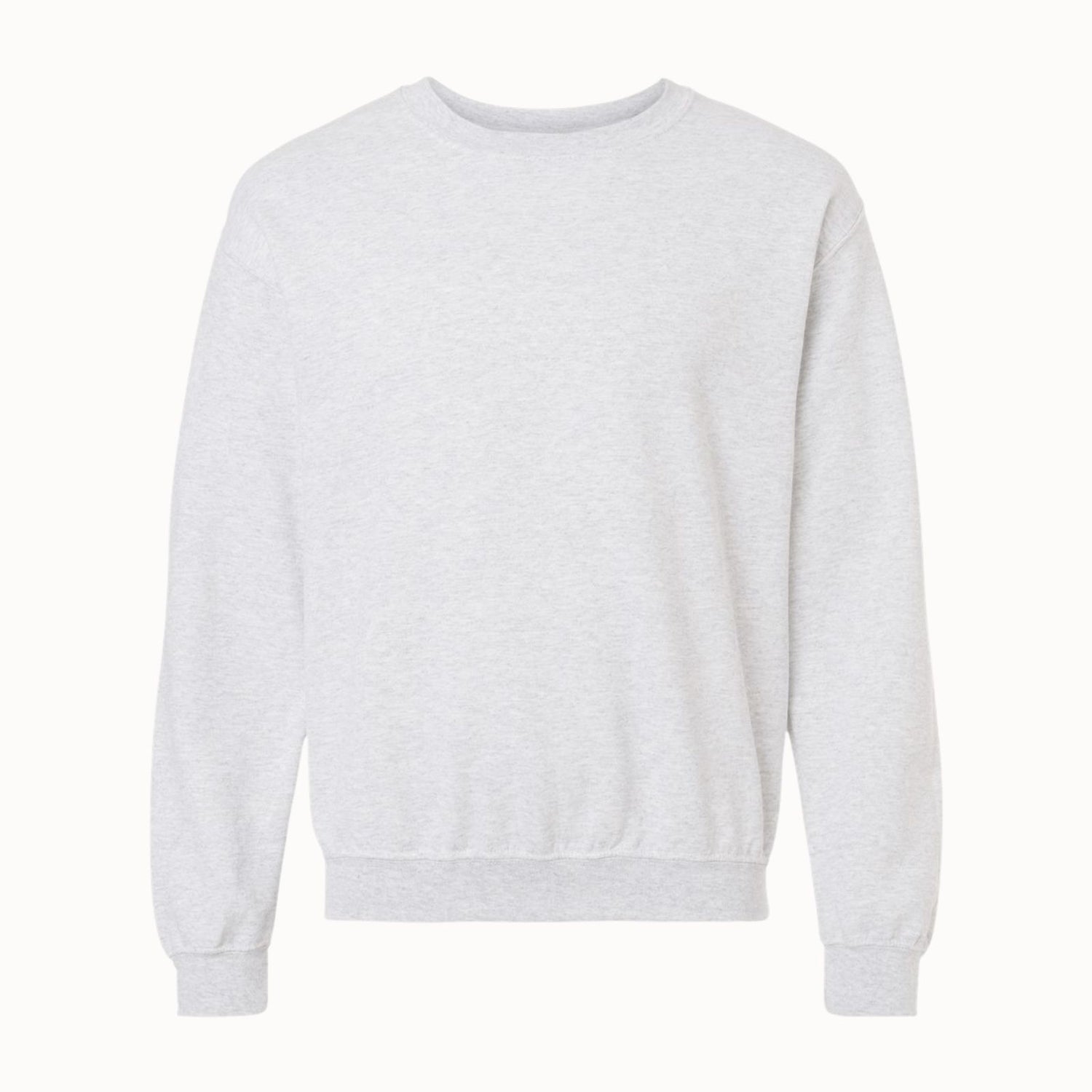 Custom crewneck sweatshirt perfect for a cozy day, 50% cotton and 50% polyester
