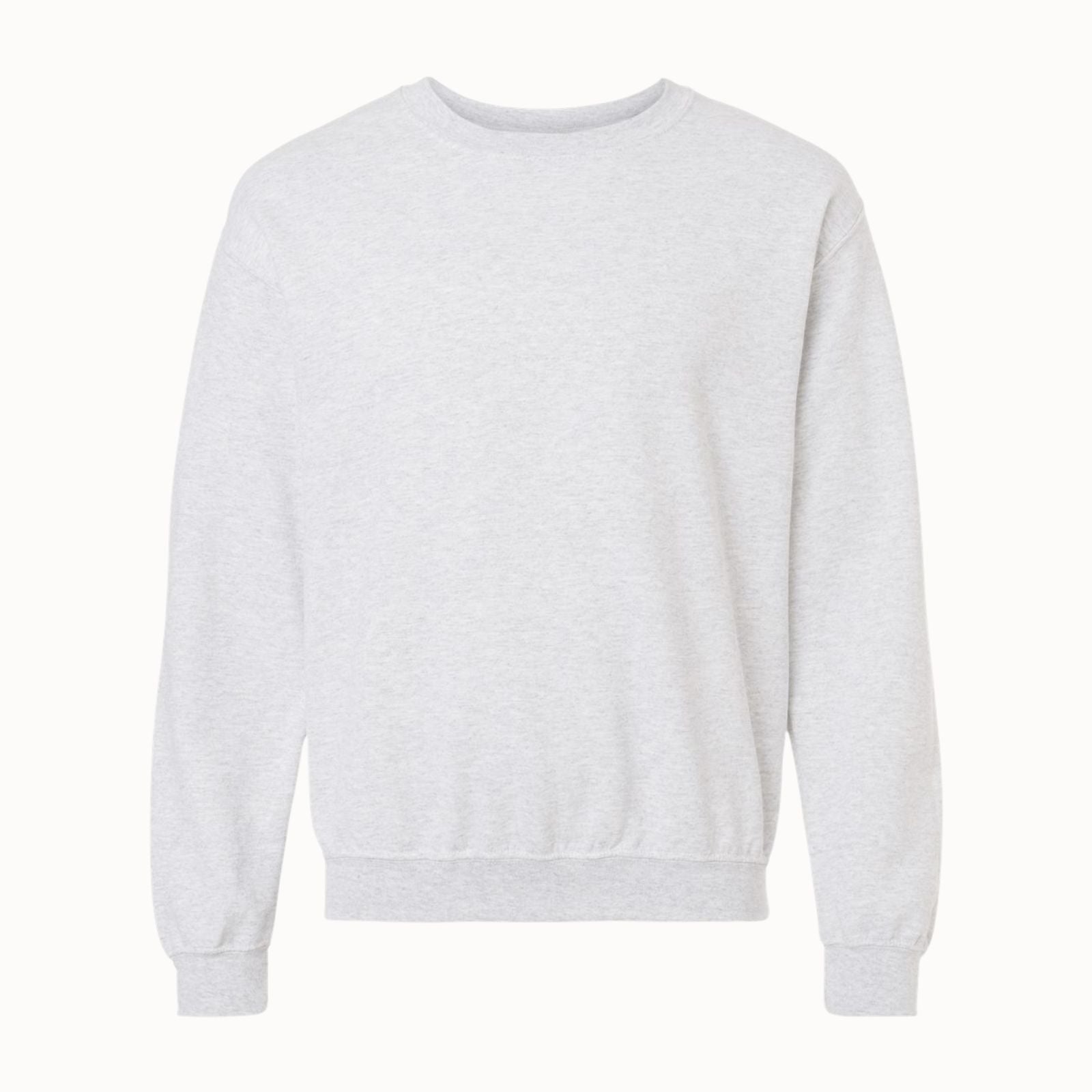 Custom crewneck sweatshirt perfect for a cozy day, 50% cotton and 50% polyester