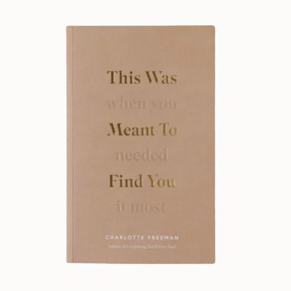 Charlotte Freeman book – This Was Meant to Find You – paperback for comfort and emotional healing